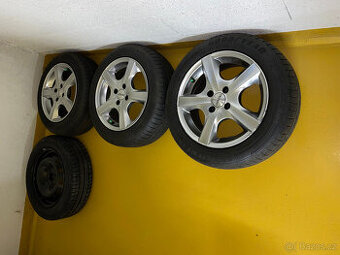4 ks, Kompletní kola, 185/60 R15 Goodyear + Alu disky DEZENT
