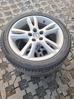 Alu-kola Škoda R16 5X100 LETNÍ PNEU 205/45 R16 Landsail - 1