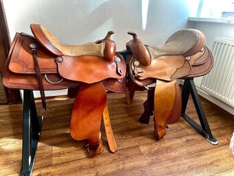 Top westernová sedla na prodej – FQH, 16”, NOVÁ