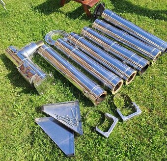 Dvouplášťový nerezový komín pr.120mm