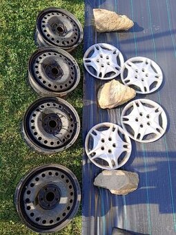 Plechové disky + poklice Honda 5x114,3 16"