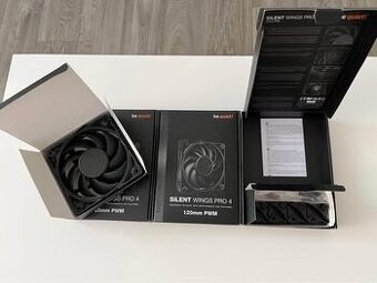 2Ks SILENT WINGS PRO 4 120mm PWM , nové ,nepoužité