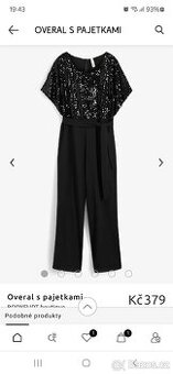 Dámský overal s pajetkami