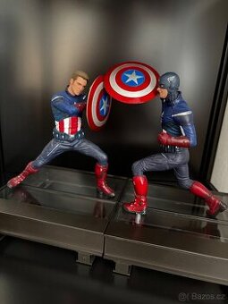 Captain America 2012 & 2023 Iron Studios 1:10 figúrky
