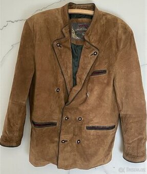 pánská kožená bunda, sako selský styl. vel. L