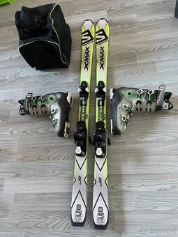 Lyže Salomon Xmax 150 cm + lyžáky Salomon 42-43 + taška