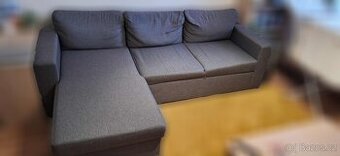 Rozkládací pohovka 140x195cm - šedá