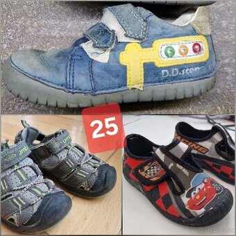 Dětské barefoot boty 25 D.D.step + sandále