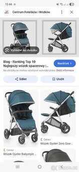 Sportovni kocar oyster zero