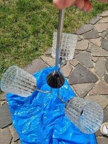 Retro lustr tříramenný Lidokov