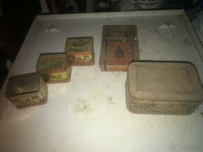 Plechové krabičky kafe / čaj