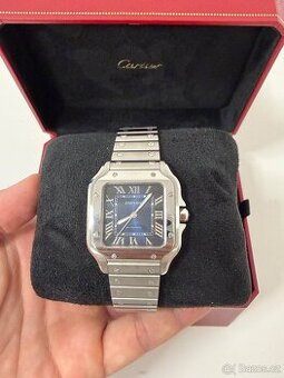 Cartier Santos Medium – modrý ciferník