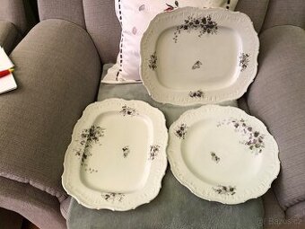 Keramické talíře 3ks, málo používané, TOP STAV