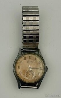 Staré mechanické hodinky EXACTO Swiss NEFUNKČNÍ
