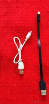 Kabely micro USB, 2 kusy použité.