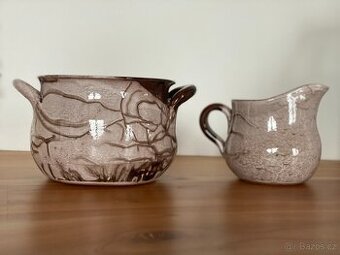 NOVÝ keramický hrnec a džbánek
