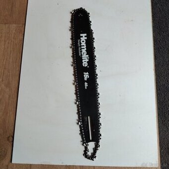 Nepoužitá lišta s řetězem Homelite