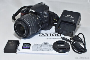 NIKON D3100 + AF-S NIKKOR 18-55 / 3,5-5,6 DX G VR.
