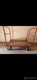 přepravní, skladový, manipulační plošinový vozík