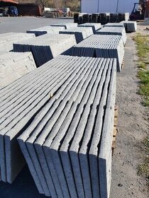 Betonový plot, betonové desky