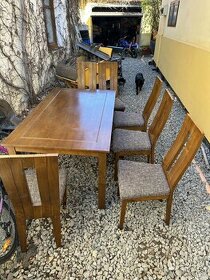 Jídelní stůl + 6 židlí - 1