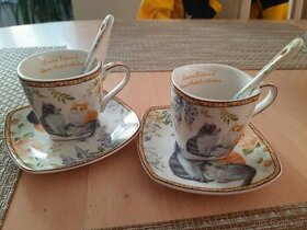 Porcelánové mini-hrníčky (espresso) - edice Queen Elizabeth
