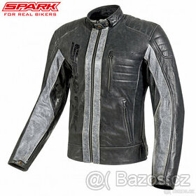 SPARK Hector - pánská kožená bunda černá vel. M, L, XL, XXL