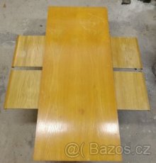 Retro konferenční masivní dubový stůl - 1