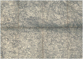 Stará vojenská mapa 3855 - Jičín 1928 - 1