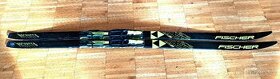 Běžecké lyže s vázáním FISCHER, junior vel. 150 cm, žluto-če - 1