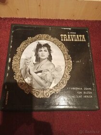 LP soubor tří gramo desek LA TRAVIATA - 1