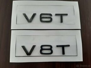 Logo V6T V8T na vozy Audi - 1