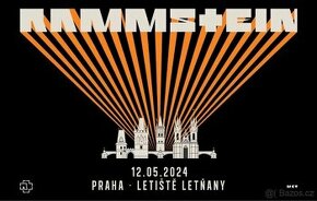 2x lístek na Rammstein - 12.5.2024 Letňany
