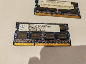 RAM paměti DDR3, SODIMM, Ram do notebooku 2x2GB