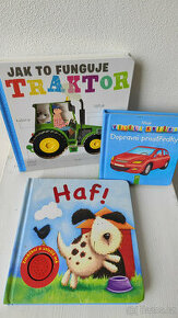 Dětské knížky auto, traktor, mazlíček