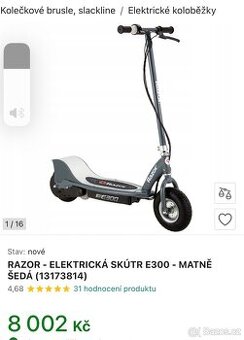 Prodám Elektro koloběžku