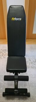 Posilovací lavice Fitforce G-MAX4.1 a jednoruční činky