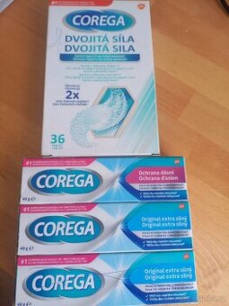 Čisticí tablety a fixační krém COREGA