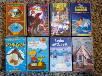 VHS 03 Pohádky a Hudobný motív originál videokazety česky