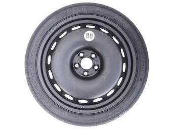 dojezdové kolo, rezerva 5x100x57,1 ET38 pneu 125/70 R18