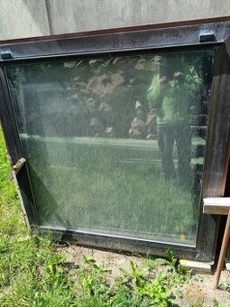Okna 150x150 hliník a dvousklo150x205x28
