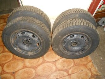 prodam zimni kola plech ,5x100 , 175/75/R14 , hankook