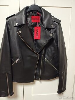 Nová kožená bunda originál Hugo Boss vel. M - 1