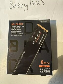 Nový Interní SSD disk WD_BLACK 8TB SN850X - 1