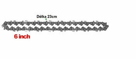 Řetěz na pilu 6" , 1/4, 6", 36 článků