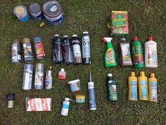 Mix přípravků pro zahradu a dům za celkem 180 Kč - 1