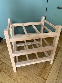 Dřevěný stojan na víno či jiné nápoje a lahve IKEA