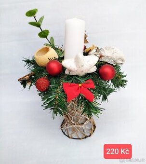 Prodám nový vánoční svícen (trvanlivý)