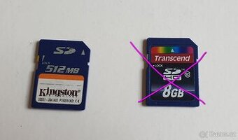 SD karta 512 MB