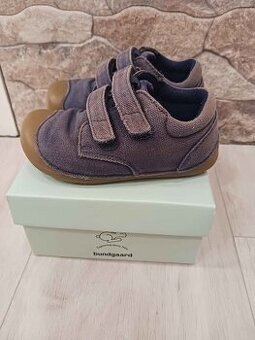 Dětské botičky Barefoot Navy Canvas